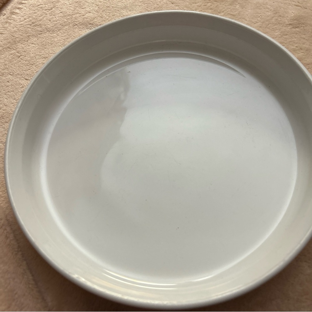 Corningware French White Quiche/Bake dish 10 inch round